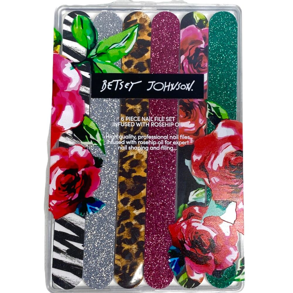 Betsey Johnson 6 Piece Nail File Set